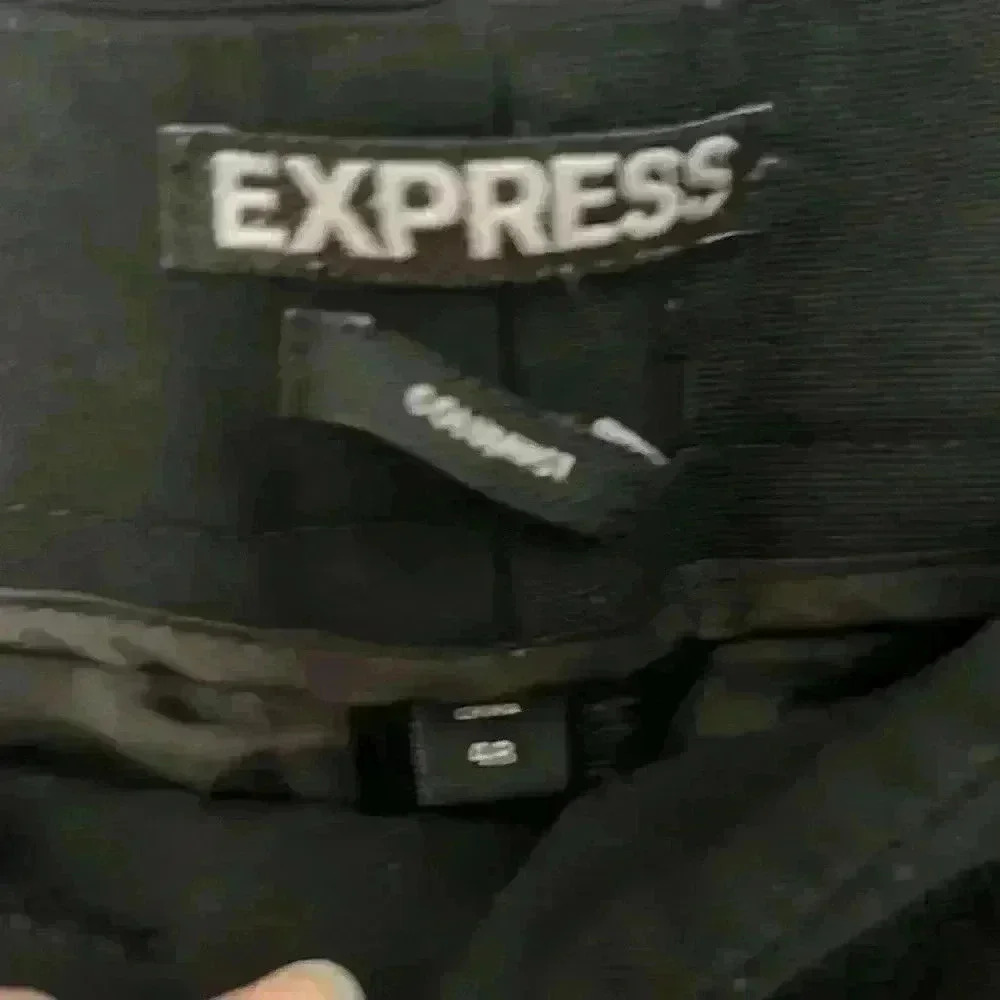 Express Black Columnist Lace Pant - Picture 3 of 4